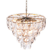 Chandelier Amazone S nickel finish
