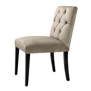 Dining Chair Atena savona greige velvet