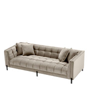 Sofa Sienna savona greige velvet
