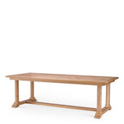 Outdoor Dining Table Bell Rive natural teak