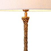 Table Lamp Miko vintage brass finish incl shade