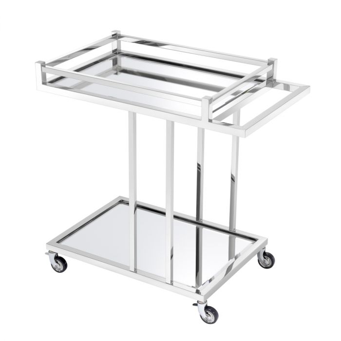 Trolley Beverly Hills polished ss