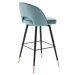 Bar Stool Cliff savona blue velvet set of 2