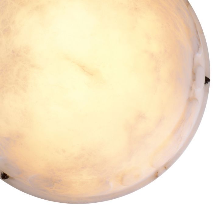 Lámpara de araña Novara con acabado resaltado en bronce