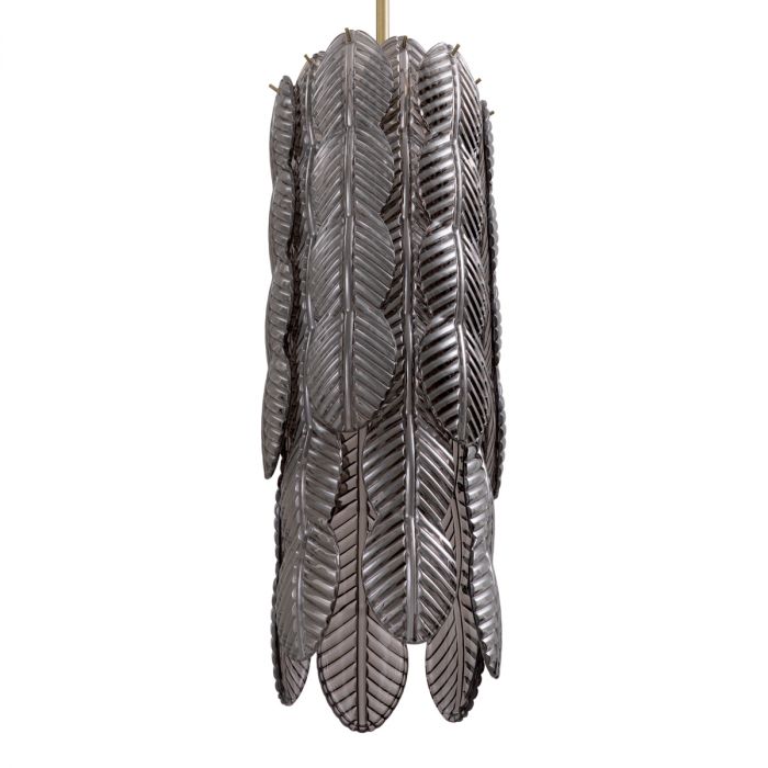 Lámpara de araña Sahure S acabado latón cepillado