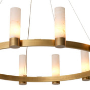 Chandelier Castro antique brass finish