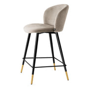 Counter Stool Volante roche beige velvet