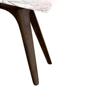 Side Table Borre rectangular bianco lilac marble