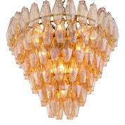 Chandelier Benini S antique brass finish
