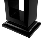 Table Lamp Mandarin piano black finish incl shade