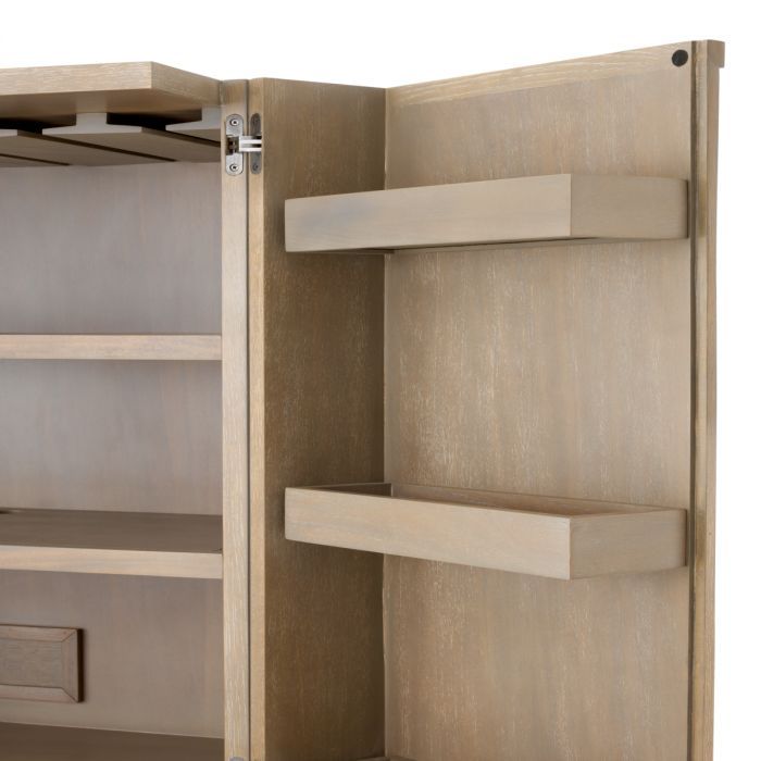 Bar Cabinet Highland washed oak veneer