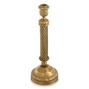 Candle Holder Carnier L vintage brass finish