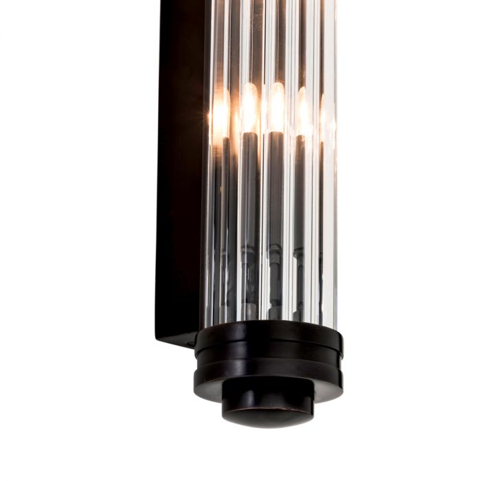Wall Lamp Gascogne S bronze finish