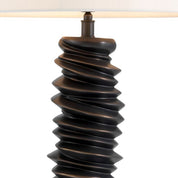 Table Lamp Miro bronze highlight finish incl shade