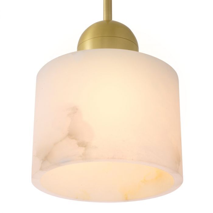 Pendant Etruscan Round light brass finish
