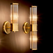 Wall Lamp Claridges Single antique brass finish