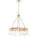 Chandelier Sublime antique brass finish
