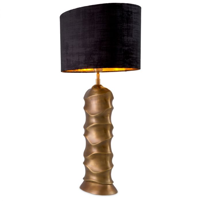 Table Lamp Rapho vintage brass finish incl shade