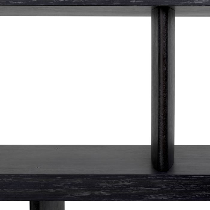 Cabinet Brett charcoal grey oak veneer