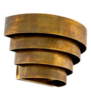 Wall Lamp Rizzi Single vintage brass finish
