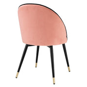 Dining Chair Cooper savona nude velvet set of 2