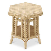 Side Table Saba Hexagon natural rattan