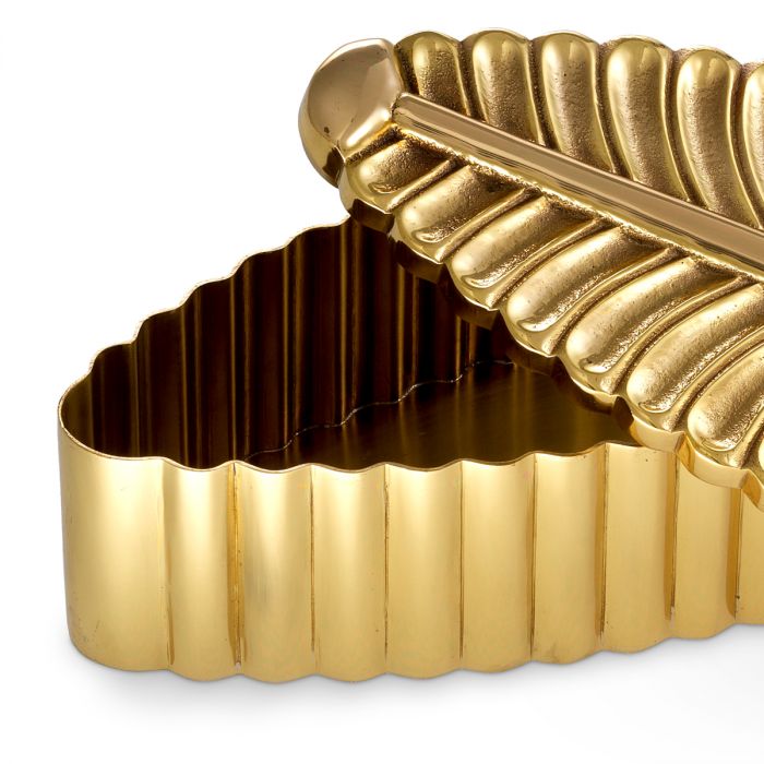 Caja La Plume latón pulido