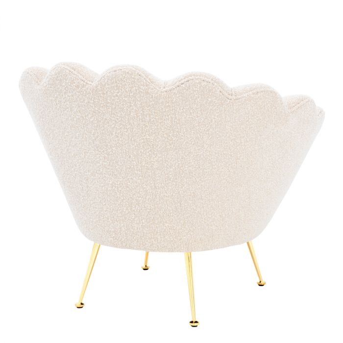 Chair Trapezium bouclé cream