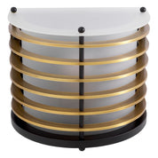 Wall Lamp Logan black finish frosted glass