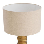 Table Lamp Gilardon vintage brass finish incl shade