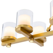 Chandelier Donovan antique brass finish