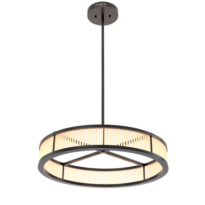 Chandelier Thibaud 70 cm bronze highlight finish