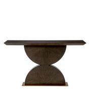Mesa Consola Spring chapada en roble moca