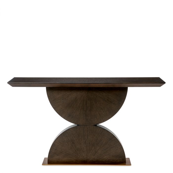 Mesa Consola Spring chapada en roble moca