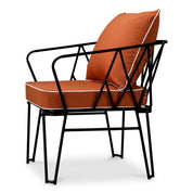 Silla de exterior Clifton Blaise naranja