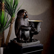 Art Deco Monkey with light