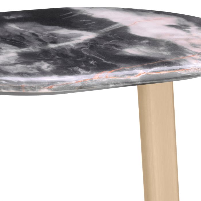 Side Table Oyo black marble