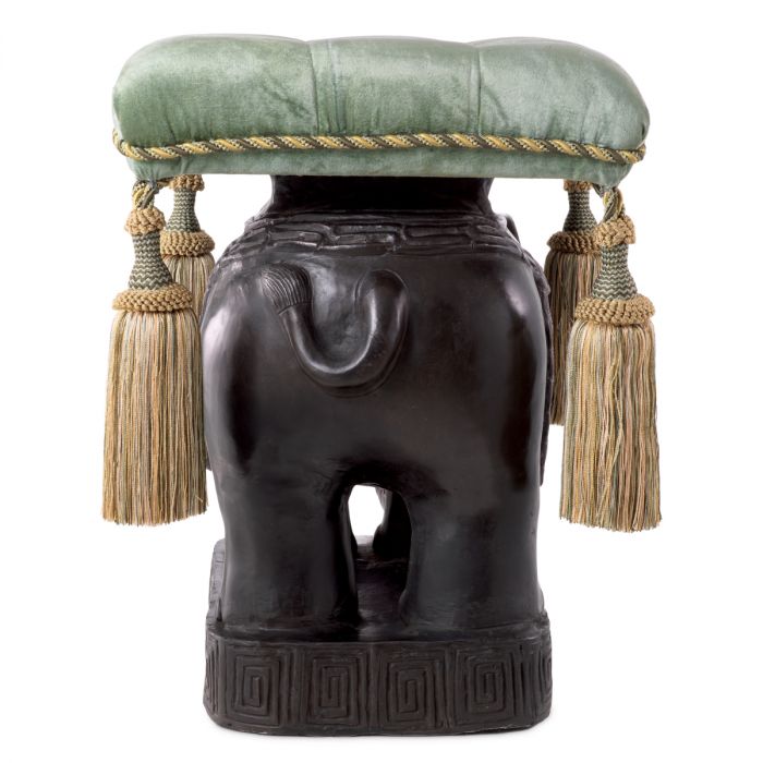 Stool Elephant bronze