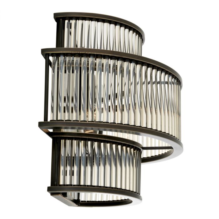 Wall Lamp Mancini bronze highlight finish