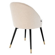 Dining Chair Cooper bouclé cream set of 2