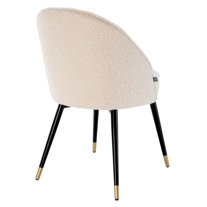 Dining Chair Cooper bouclé cream set of 2