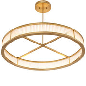 Chandelier Thibaud 90 cm antique brass finish
