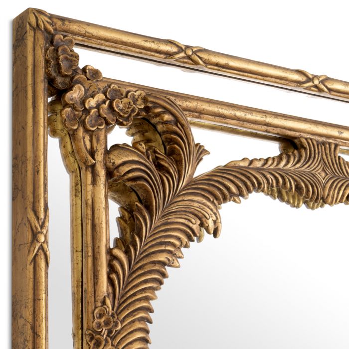 Mirror Le Royal antique gold