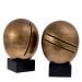 Object Artistic vintage brass finish set of 2