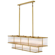Chandelier Le Marais antique brass finish