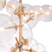 Chandelier Ezra antique brass finish