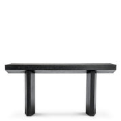 Console Table Tiburon charcoal grey oak veneer