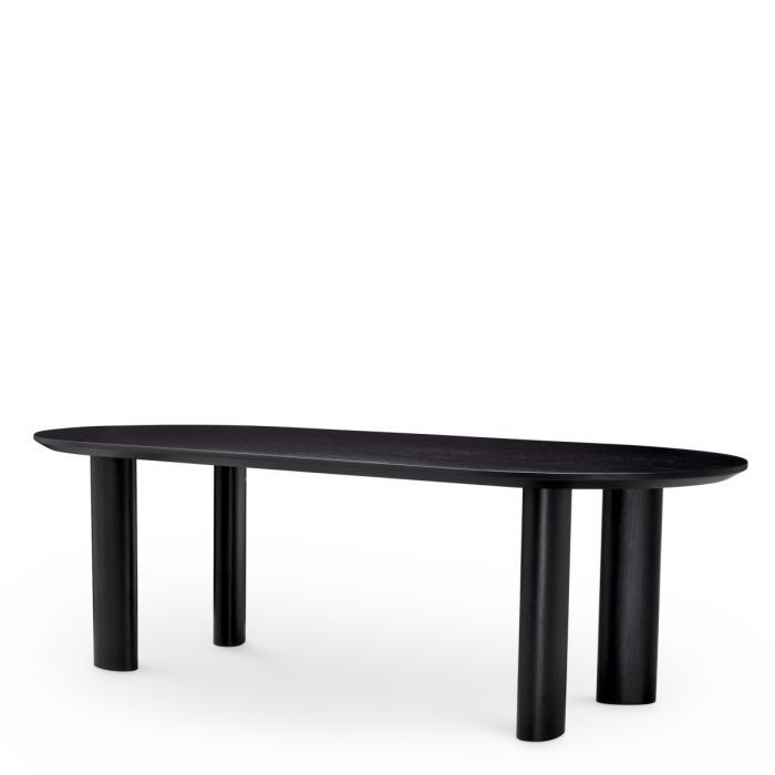 Dining Table Mogador S black veneer