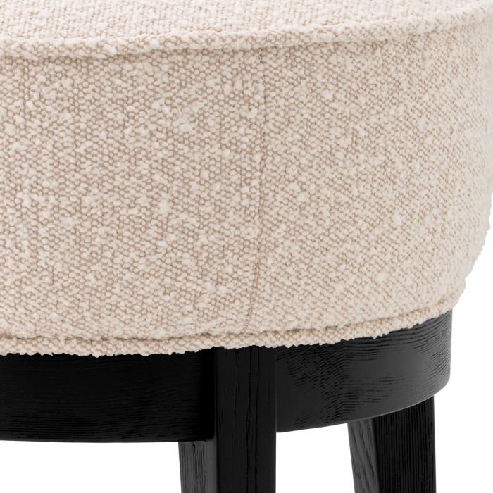 Stool Jarrett bouclé cream