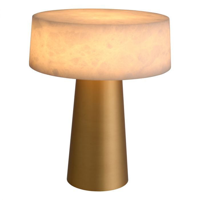Table Lamp Cinco antique brass finish